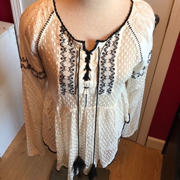 Anthropologie Hazel lace top sz S - Picture 2 of 4
